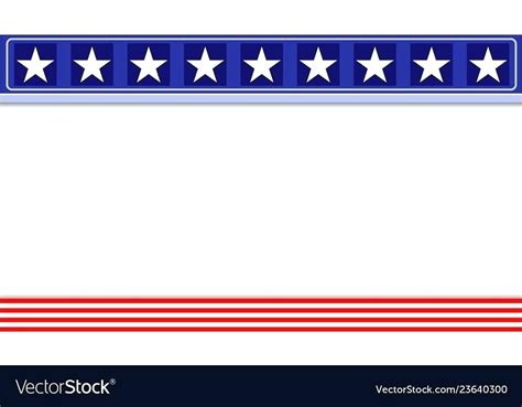 American Flag Banner Vector At Collection Of American