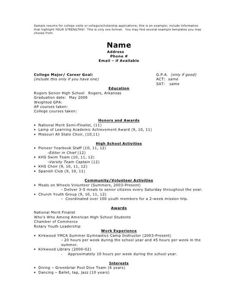 In this article, we discuss how to create a compelling cv, provide formatting tips and examples. Resume Template Teenager | Student resume, Scholarships for college, Student resume template