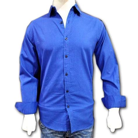 Cottonlinen Mens Royal Blue Formal Shirt At Rs 240 In Panipat Id