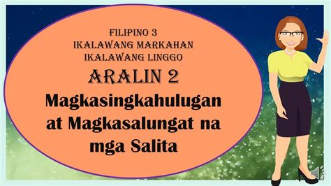 Filipino Yunit Ii Aralin Paggamit Ng Magagalang Na Pananalita Sa The