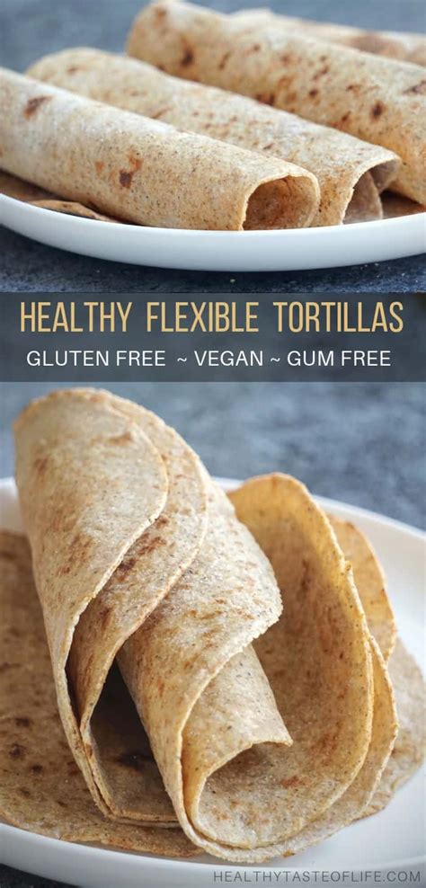 Gluten Free Tortillaswraps Gum Free Oil Free Vegan Sourdough