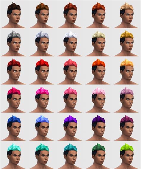 Sqquaresims Annadandelion Buzzed Up Hairstyle For Guys Sims 4 Hairs
