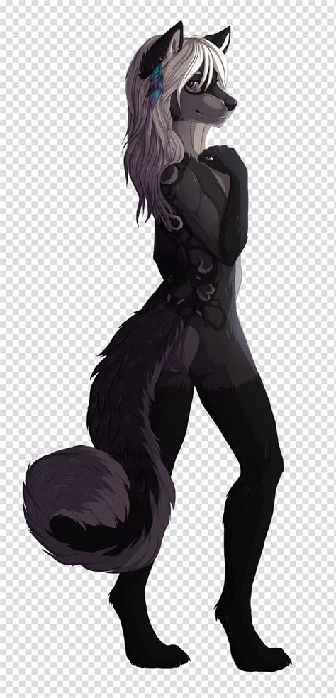 Black Anime Wolf