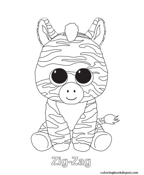 Ty Beanie Boos Coloring Pages At Free Printable