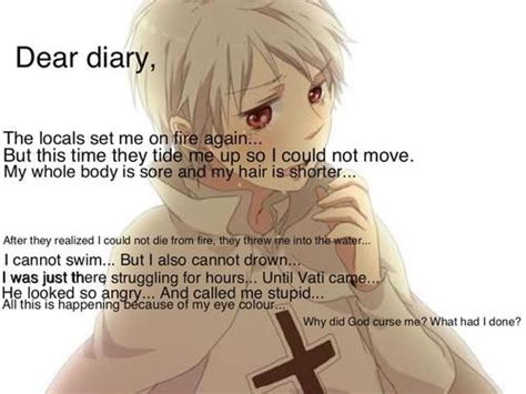 17 Best Images About Hetalia Dear Diary On Pinterest Gilbert Osullivan Red Eyes And Holy