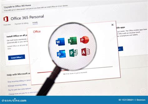 Microsoft Office 365 Software Editorial Photo Image Of Concept