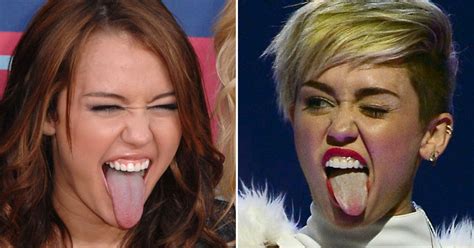 Miley Cyrus Tongue The Rise And Fall Of The Pop Starlets Most Famous
