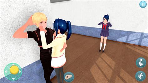 Скачать anime school girl 3d japanese life simulator game apk для android
