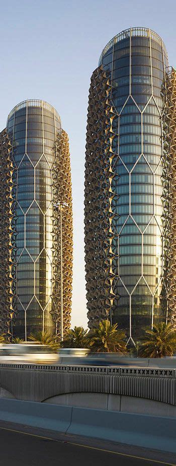 Al Bahr Towers Abu Dhabi United Arab Emirates Dubai Architecture