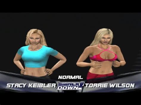 WWE Raw 2 Ruthless Aggression Xbox Stacy Keibler Vs Torrie Wilson