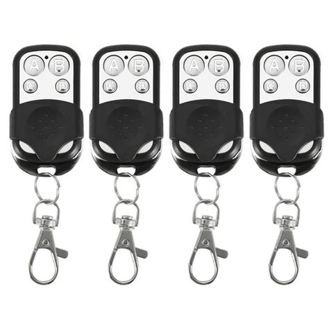 43392 Mhz Remote For Gate Remote Control Key Fob 4pcs 4 Buttons