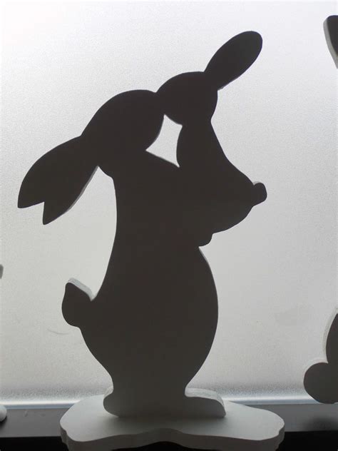 Fabelhaft unique osterhasen schablonen zum ausdrucken. Ostern Holz Hase Osterhase Figur Deko Häschen Kaninchen ...