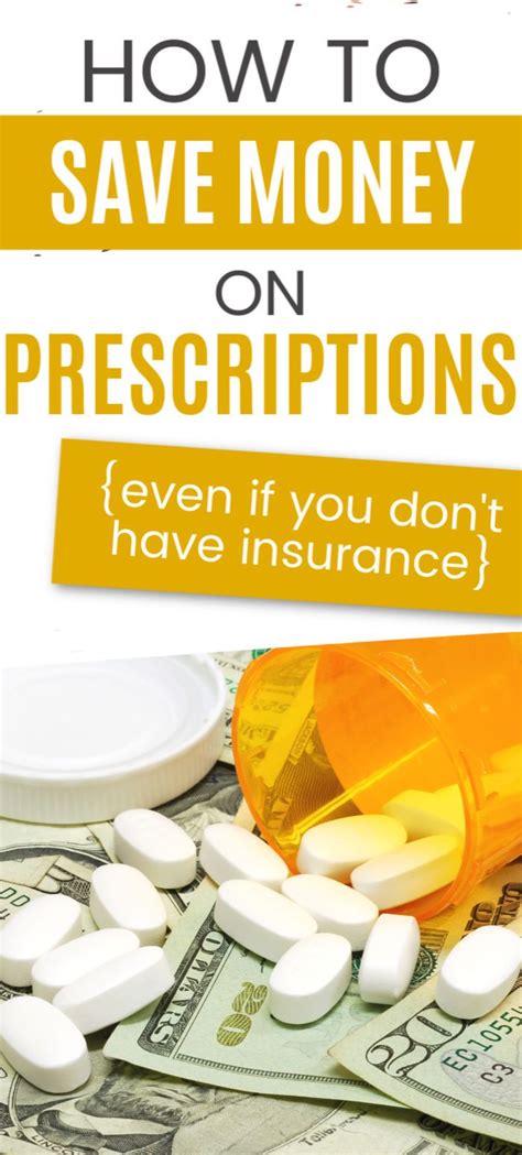 How To Save Money On Prescriptions Even When You Dont Have Insurance