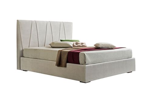 Upholstered Fabric Double Bed Julius Bed Stories Collection By Felis Design Gianluca Marcon
