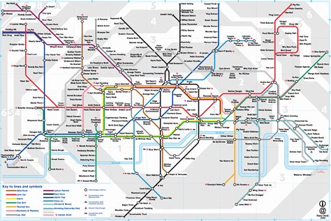 London Underground Tube Maps Themed