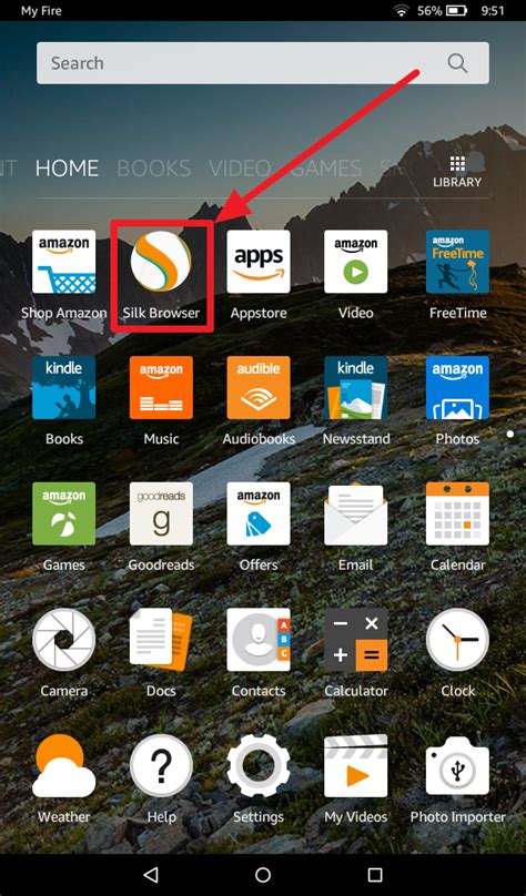 Set Homepage In Amazon Fire Silk Browser Change Homepage Mozilla