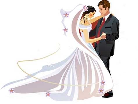 Bride And Groom Wedding Dancing Couple Clipart Png The Great India Shop