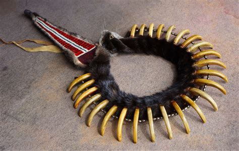 Grizzly Claw Necklace Bear Claw Necklace Native American Beadwork