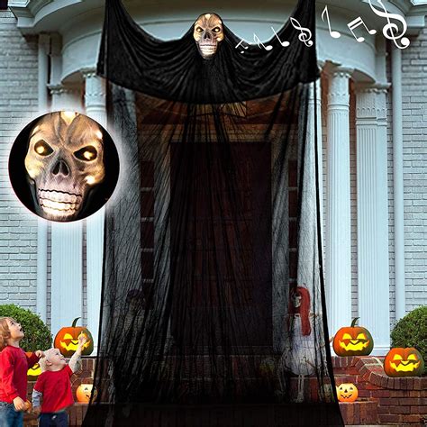 Lamgoa 123ft Halloween Ghost Hanging Decorations Scary