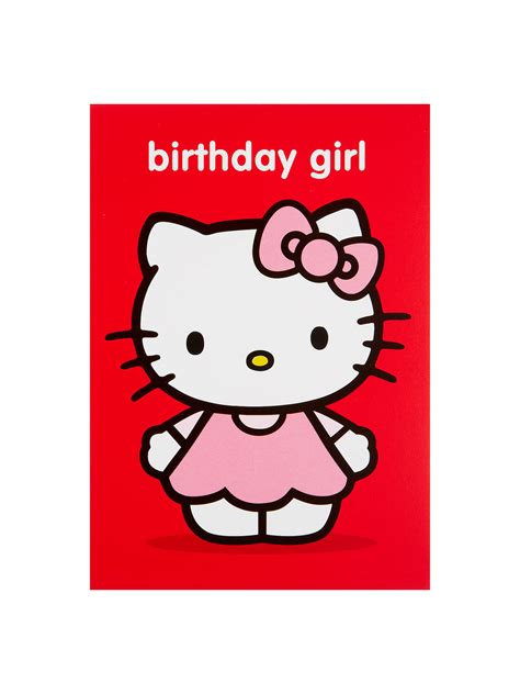 Check spelling or type a new query. Hype Hello Kitty Birthday Girl Birthday Card at John Lewis ...