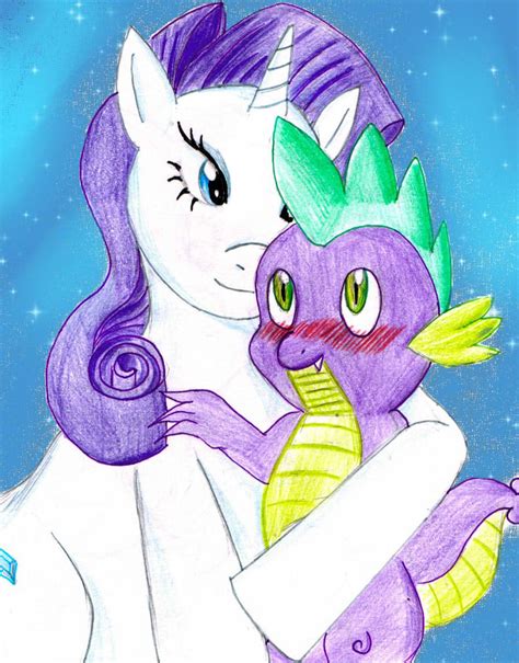 Spike And Rarity By Crystal Dream On Deviantart
