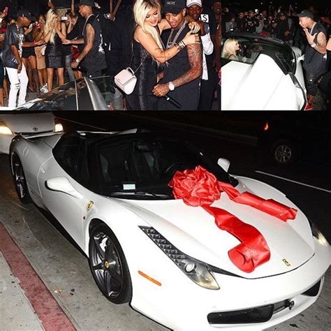 But even prior to the bugatti, jenner had amassed quite the car collection. Breaking: Tyga Gives Kylie Jenner a Ferrari For Her ...
