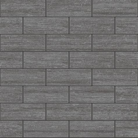 Old vintage ceramic tiles in blue to decorate the kitchen or bathroom. Dark Grey Wood Tile Bathroom | Grey wood tile, Wood tile ...
