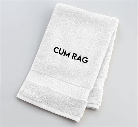 Cum Rag After Sex Towel Gag T Naughty T Wedding Etsy