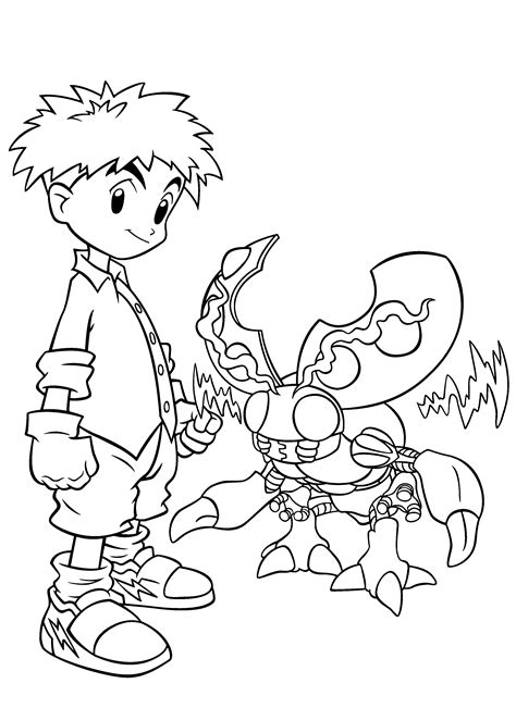 Digimon Coloring Book Coloring Pages