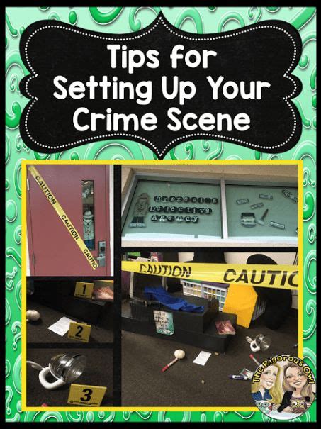 Get Tips For Setting Up Your Crime Scene Here Mystery Unit Mystery