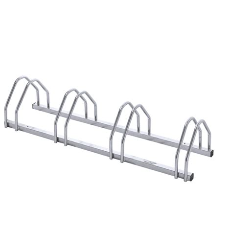 Floor Mounted Bike Rack Accommodates 4 Different Width Tyres Parrs