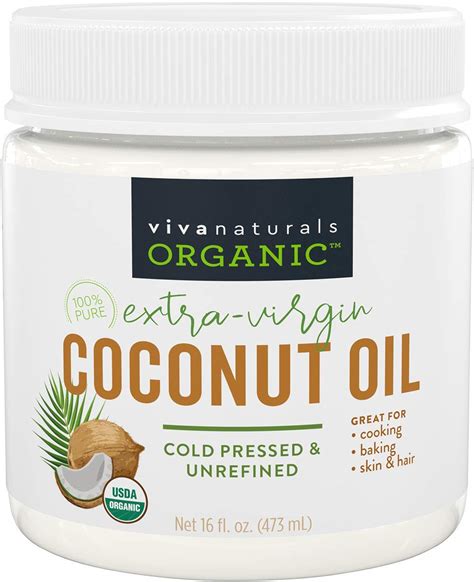 Organic Coconut Oil Unrefined Cold Pressed Extra Virgin Coconut Oil Usda Organic And Non Gmo