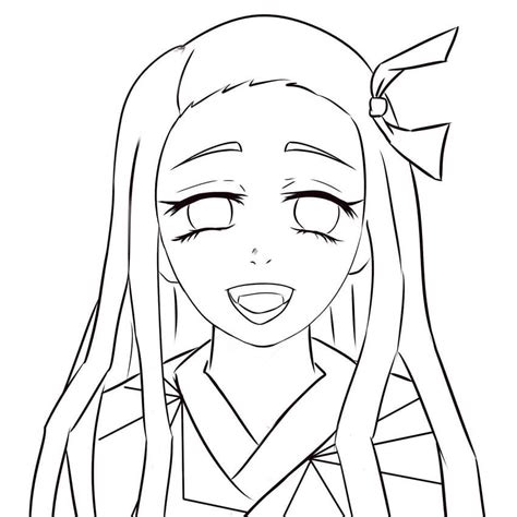 Nezuko Coloring Pages Free Printable Coloring Pages For Kids