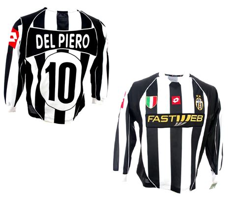 Adidas performance trikot 'juventus turin' jungen, greige, größe 164. Lotto Juventus Turin Trikot 10 Del Piero Fastweb 2002/03 ...