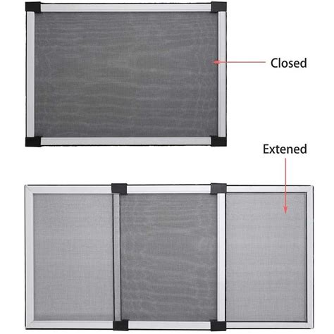 Aluminum Adjustable Sliding Window Screen 2 Ways Expendable Aluminum