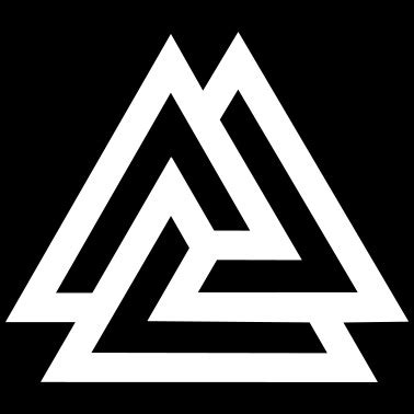Auch als wotan bekannt, ist odin mit der göttin frigg verheiratet. Valknut Runes Odin Symbole Celtique Vikings Sweat à ...