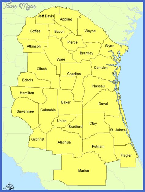 Jacksonville Metro Map