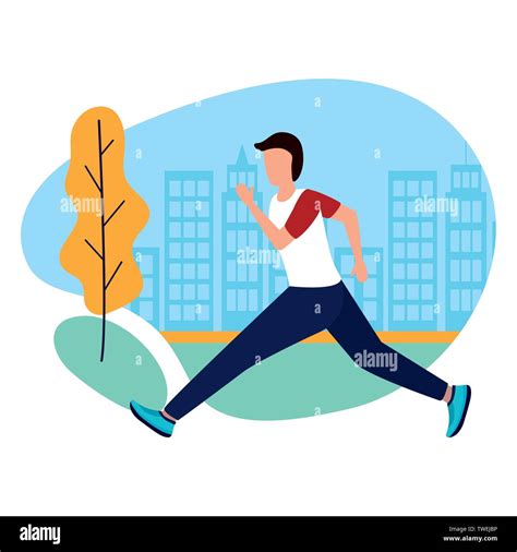 People Running Activity Stock Vector Image And Art Alamy
