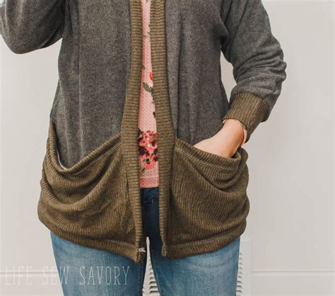Cardigan With Pockets Sewing Hack Video Life Sew Savory