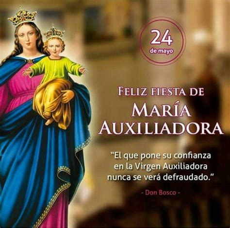 24 De Mayo Maria Auxiliadora Oracion