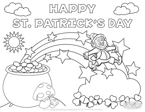 Free Printable Saint Patrick Coloring Pages
