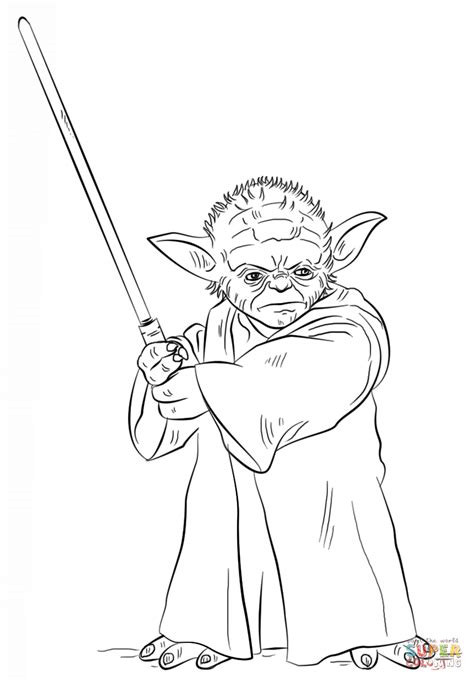 Or else, do online coloring directly from your tab, ipad or on our web feature for this master yoda swing light saber in star wars coloring page. Ausmalbild: Yoda mit Lichtschwert | Ausmalbilder kostenlos ...