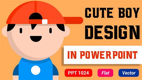How To Design Cartoon Character In Powerpoint Tutorial Youtube