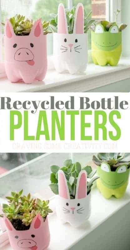 It had been around for such a long time and lived. Soda Bottle Animal Planters