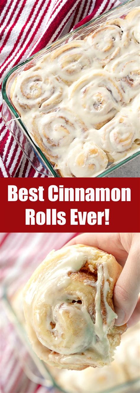 The Best Homemade Cinnamon Rolls Ever