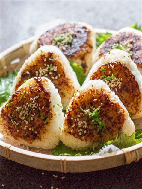 Yaki Onigiri Grilled Rice Balls 焼きおにぎり Recipe Asian Recipes