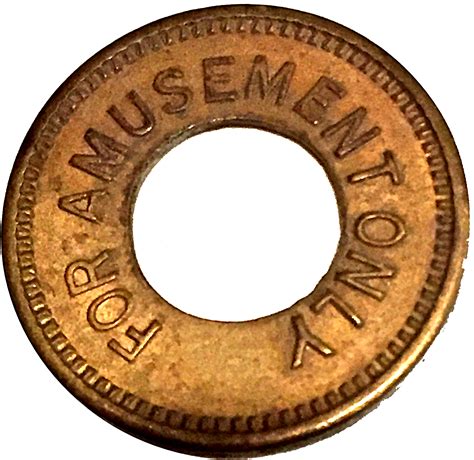 Token For Amusement Only United States Numista