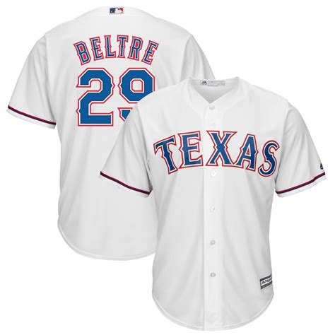 For the widest range of authentic nhl player's jersey for men, women and youth rangers store is the ideal destination. Adrian Beltre Texas Rangers Majestic Official Cool Base Player Jersey - White