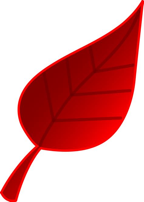 Red Fall Leaves Clipart Clipartcow Clipartix