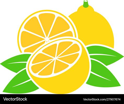 Lemon Royalty Free Vector Image Vectorstock